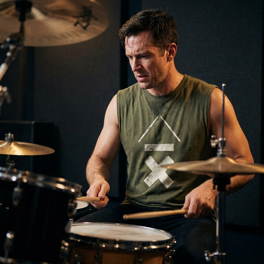 DRMMR Logo Session 'Ice Fabric' Sleeveless Tee