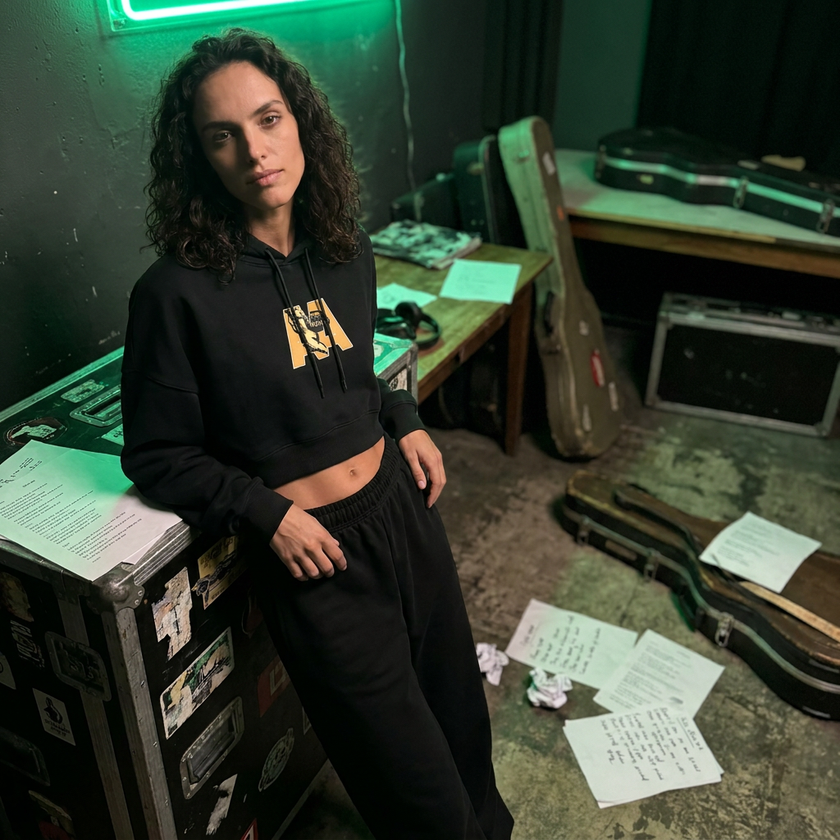The High Life 'The Frame' Cropped Hoodie