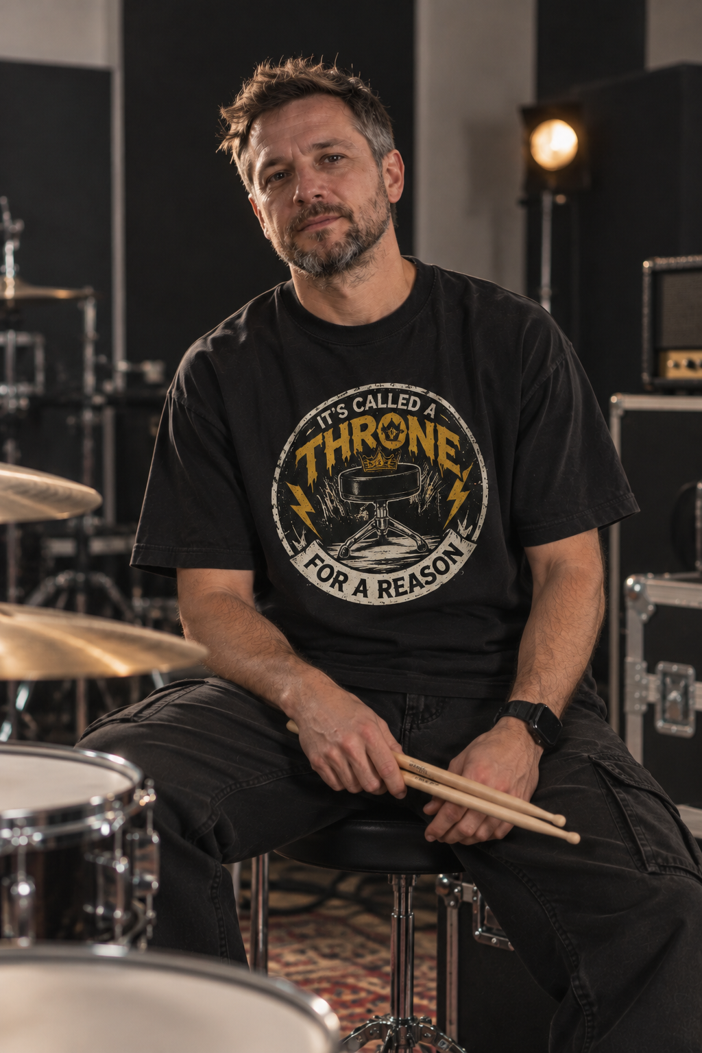 DRMMR Throne Graphic Tee