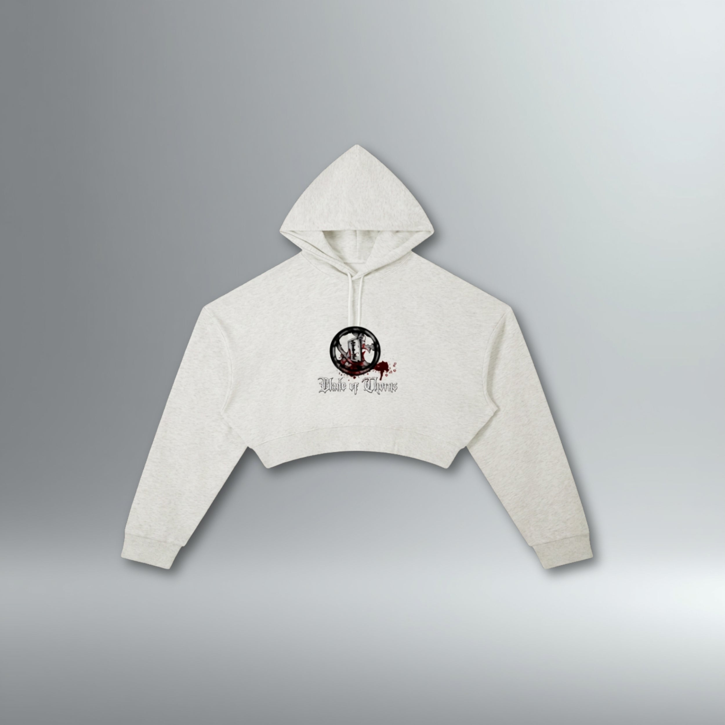 Blade of Thorns Cropped Hoodie