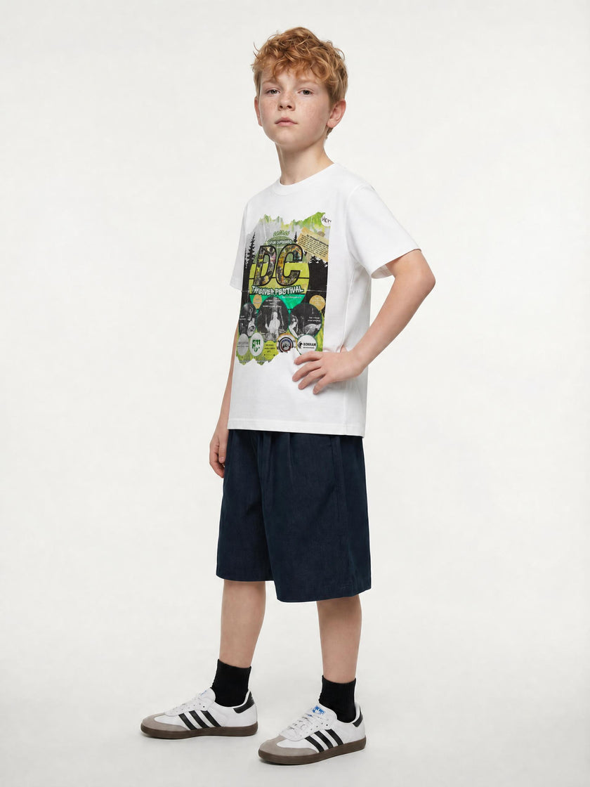 Drum Cupboard Takeover Festival Kids White Tee