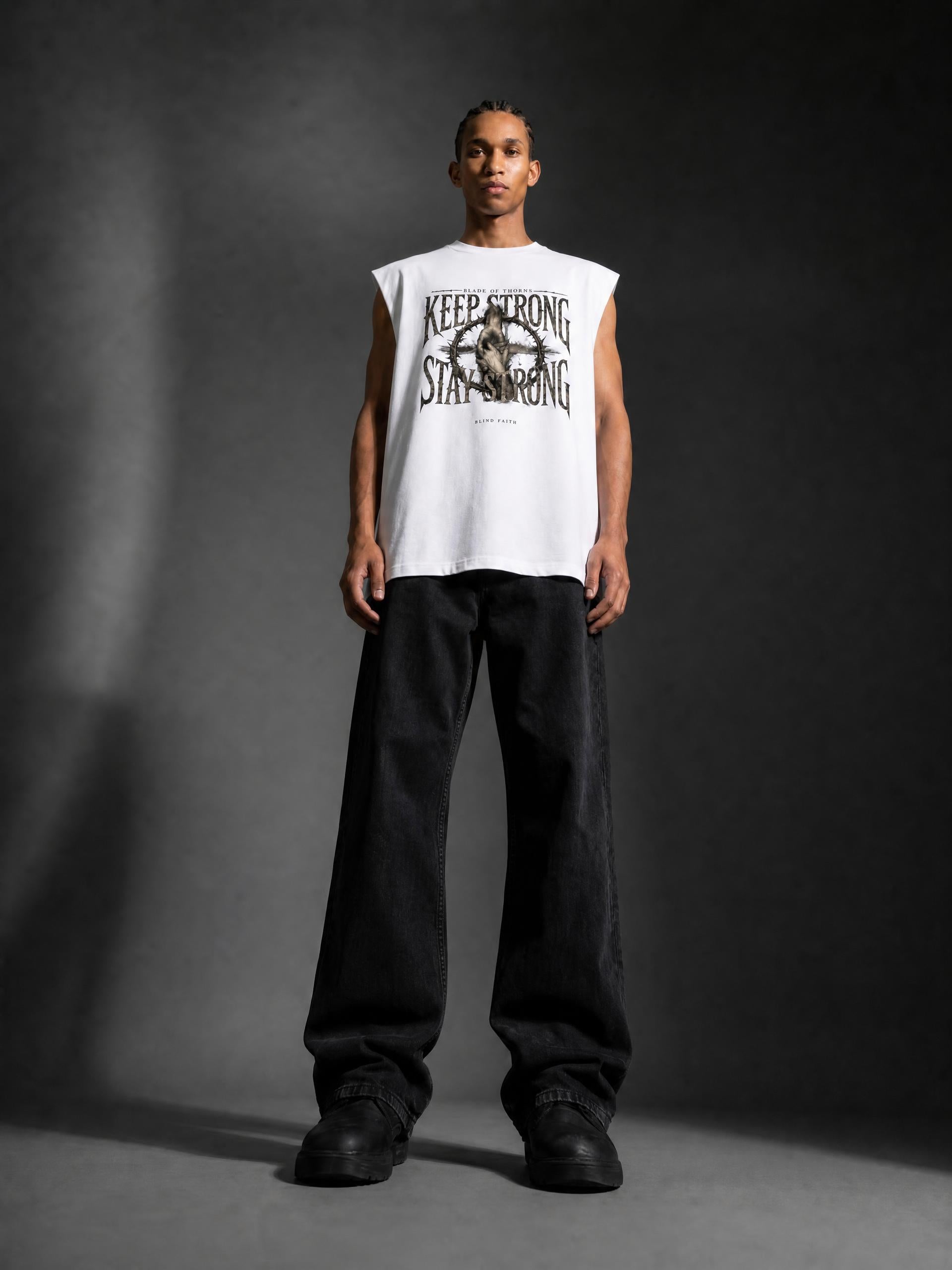 Blade of Thorns 'Blind Faith' Lyric Ice Fabric Sleeveless