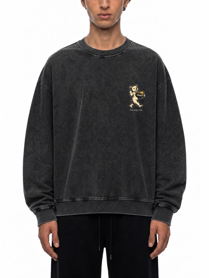 The High Life 'Honey' Snow Wash Sweatshirt