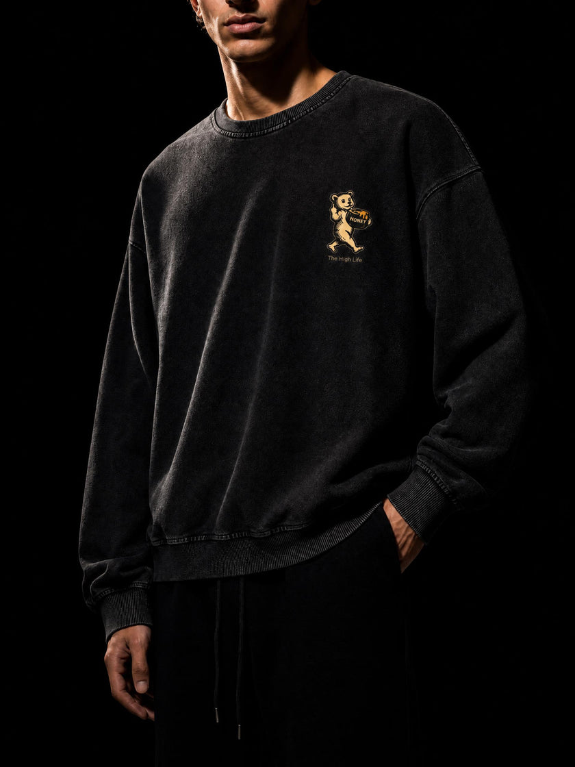 The High Life 'Honey' Snow Wash Sweatshirt