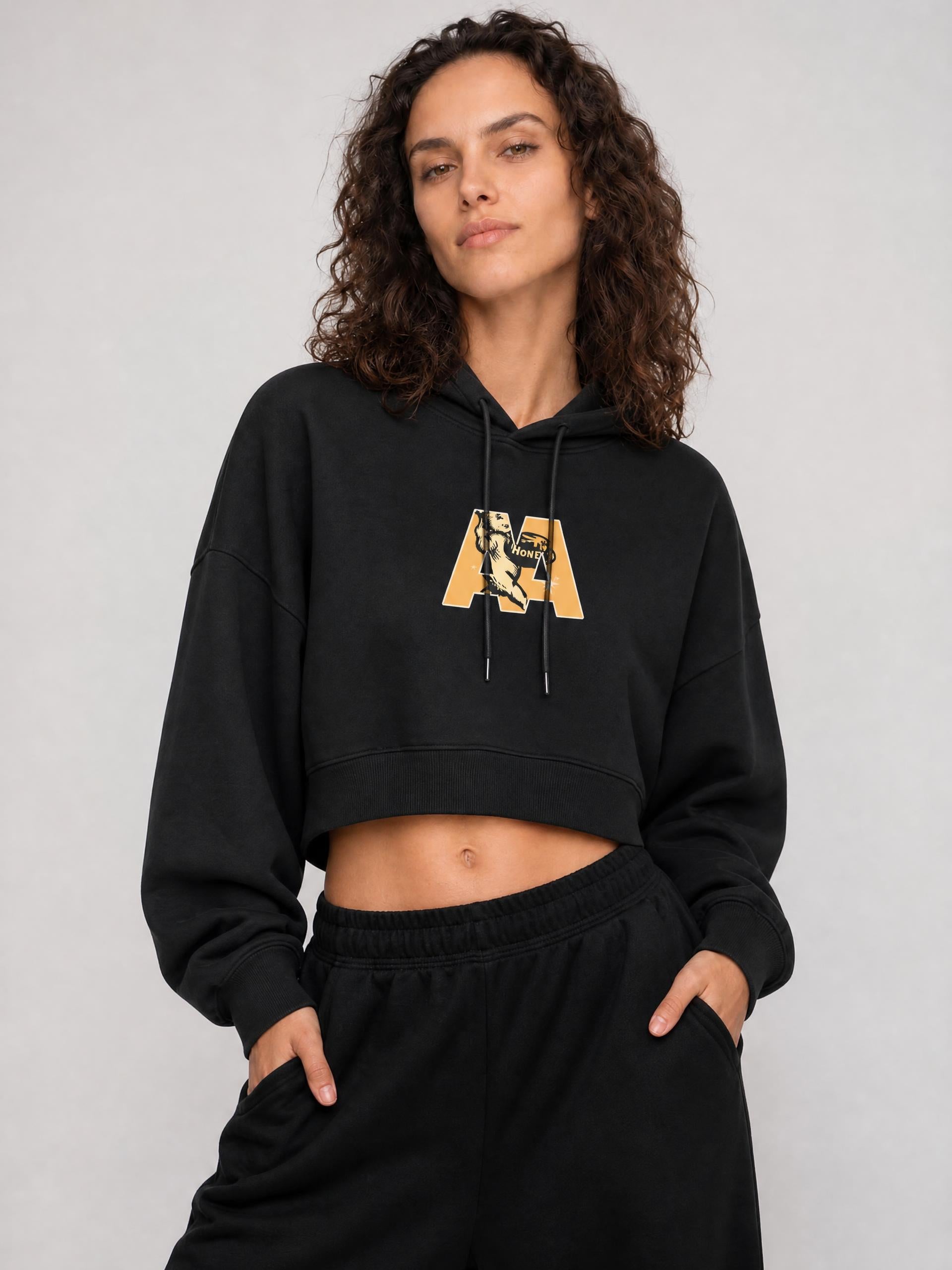 The High Life 'The Frame' Cropped Hoodie