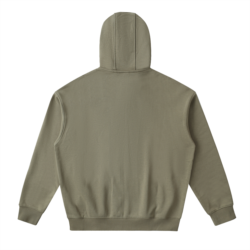 the high life zip up hoodie chest logo