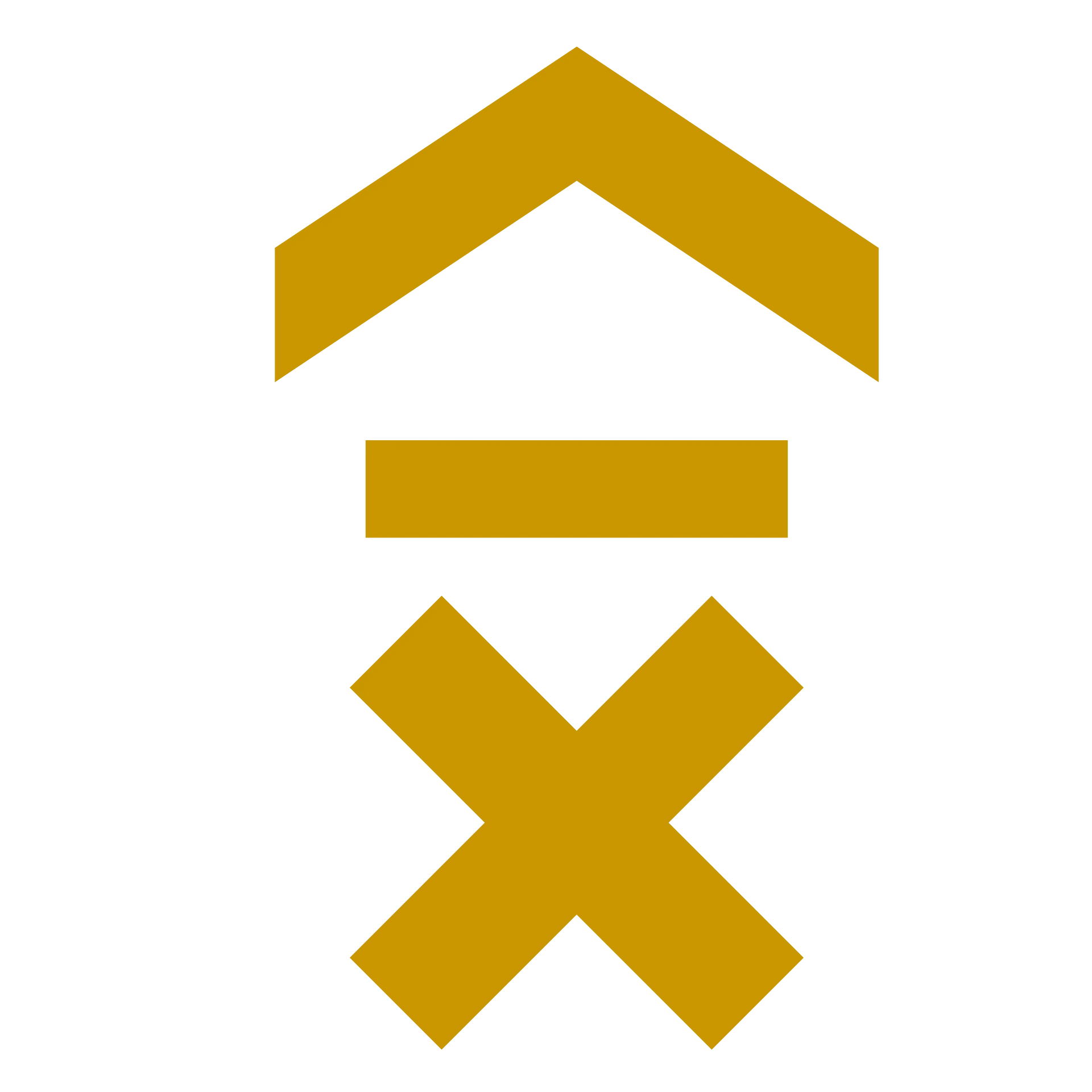 the iconic Ascent logo from Above Average showing the gold caret above the x bar shape