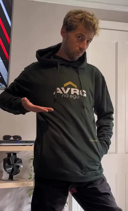 lloyd crabb showing off his above average equestrian hoodie