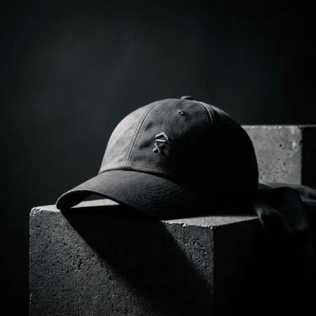 Ascent Logo Studio Stitch Baseball Cap | Above Average Clothing | organic cotton apparel