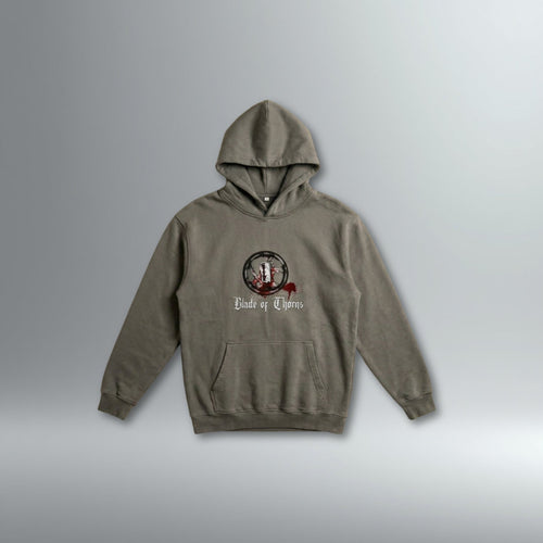 Blade of Thorns Logo Hoodie | Above Average Clothing | organic cotton apparel