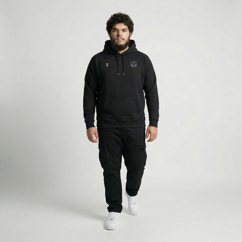 CATALYSTS Dual Mark Hoodie | Above Average Clothing | organic cotton apparel