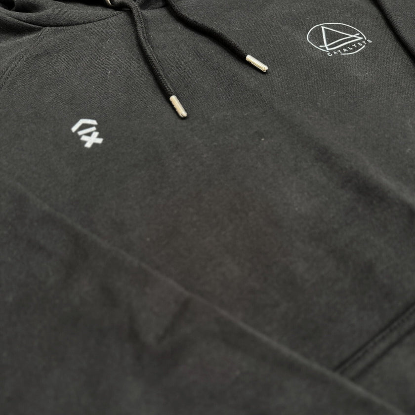 CATALYSTS Dual Mark Hoodie | Above Average Clothing | organic cotton apparel