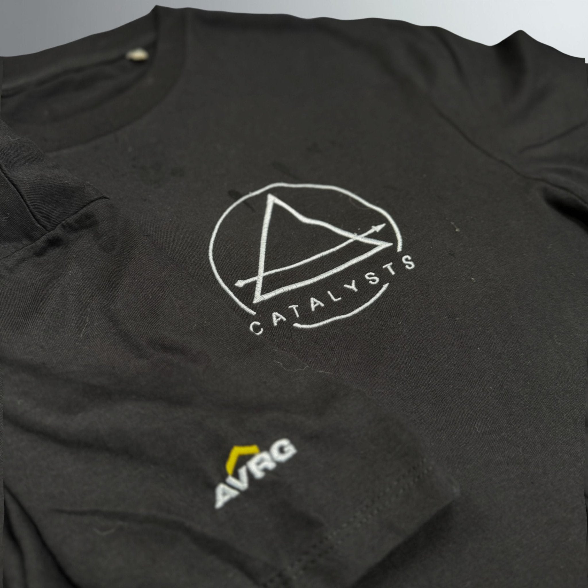 CATALYSTS Embroidered Tee | Above Average Clothing | organic cotton apparel