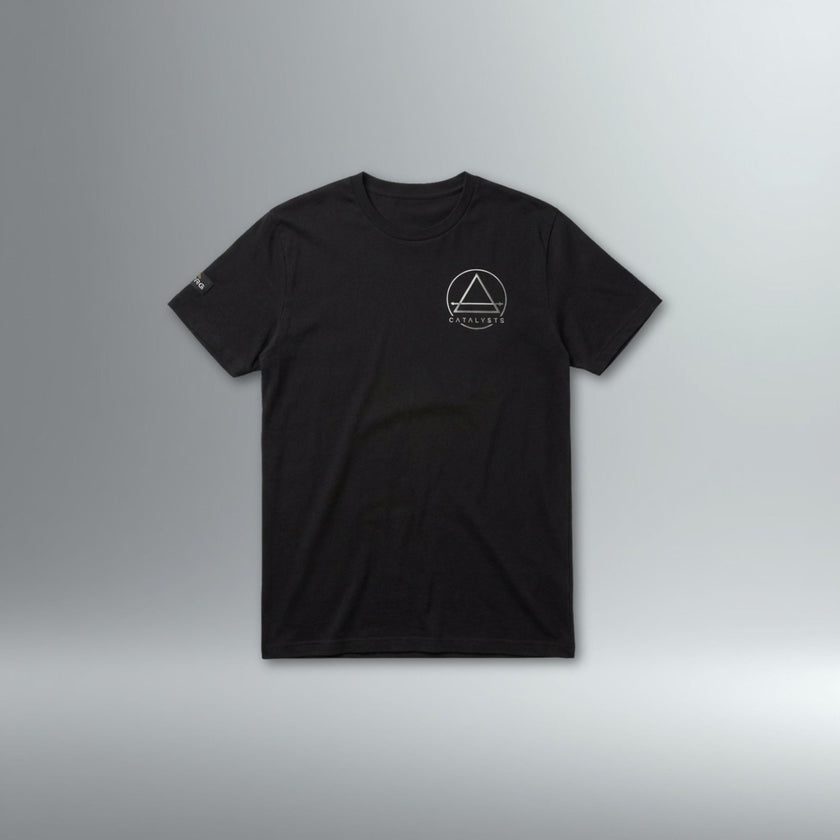 CATALYSTS Embroidered Tee | Above Average Clothing | organic cotton apparel