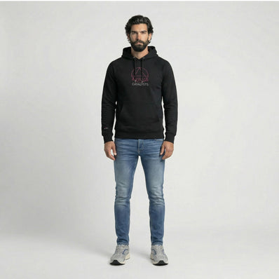 CATALYSTS PNK PNY CLB Embroidered Hoodie | Above Average Clothing | organic cotton apparel