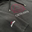 CATALYSTS PNK PNY CLB Embroidered Hoodie | Above Average Clothing | organic cotton apparel