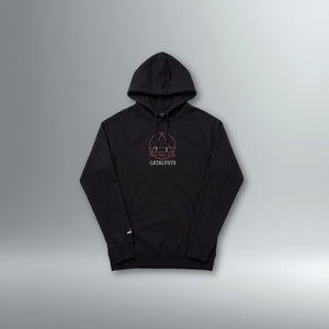 CATALYSTS PNK PNY CLB Embroidered Hoodie | Above Average Clothing | organic cotton apparel