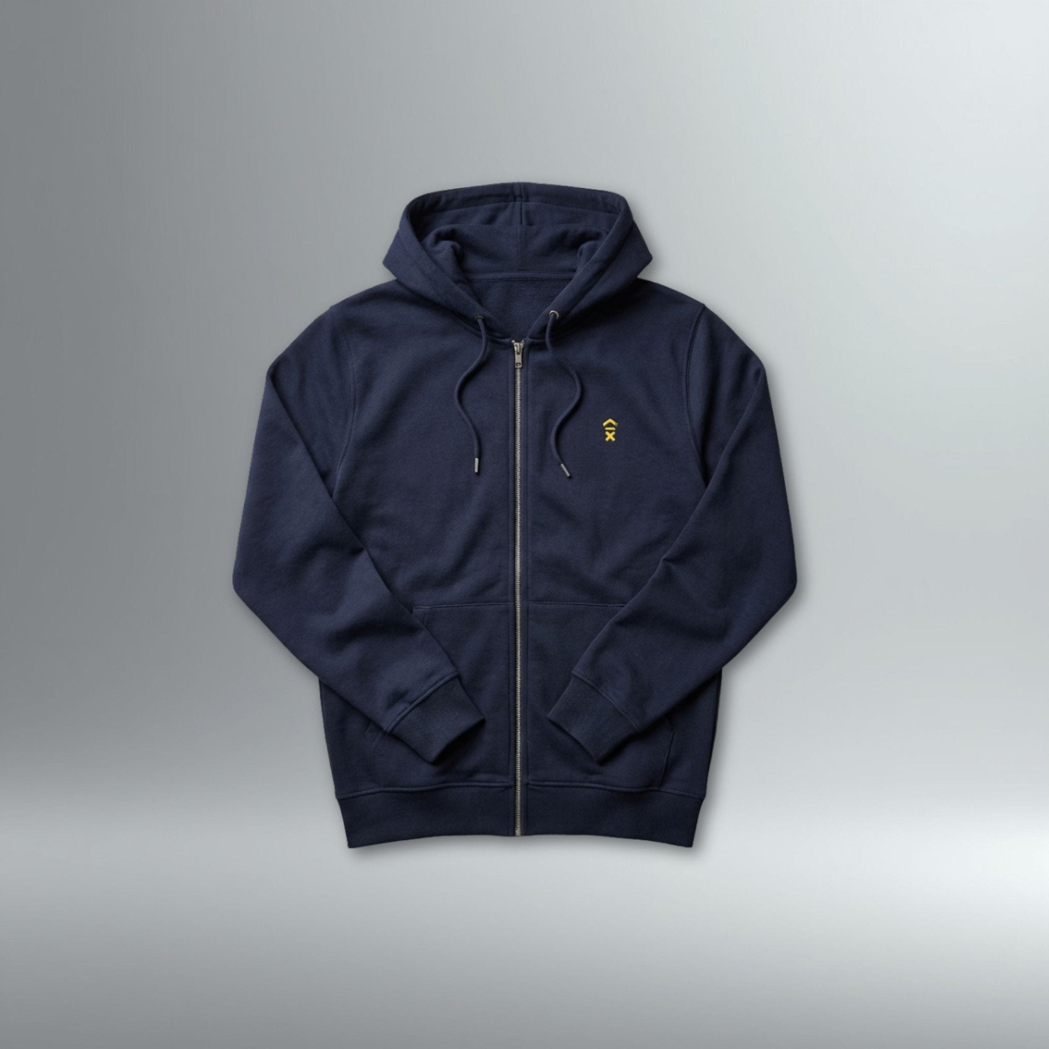 CORE Embroidered Ascent Full Zip Hoodie | Above Average Clothing | organic cotton apparel