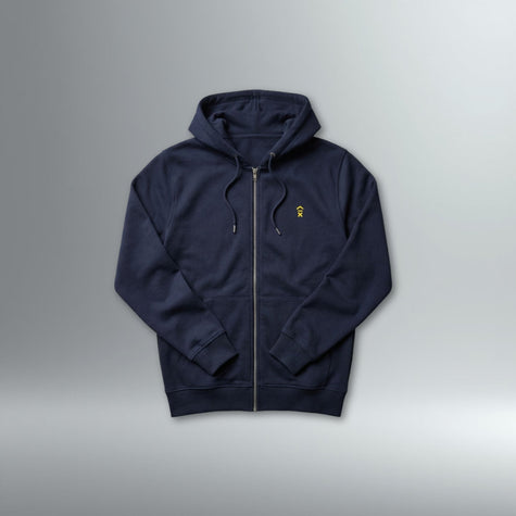CORE Embroidered Ascent Full Zip Hoodie | Above Average Clothing | organic cotton apparel