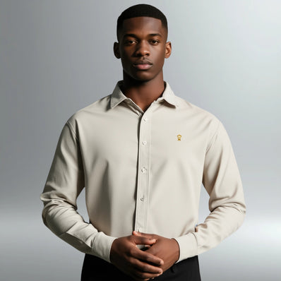 CORE Embroidered Ascent Shirt | Above Average Clothing | organic cotton apparel