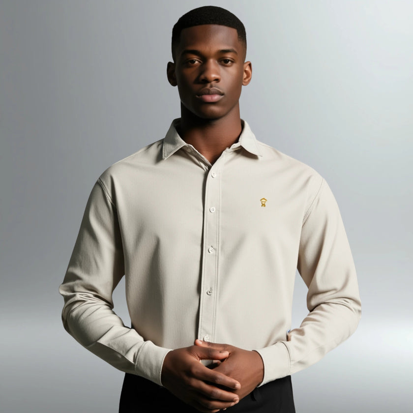 CORE Embroidered Ascent Shirt | Above Average Clothing | organic cotton apparel