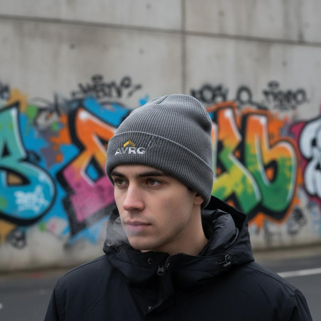 CORE Embroidered Beanie | Above Average Clothing | organic cotton apparel