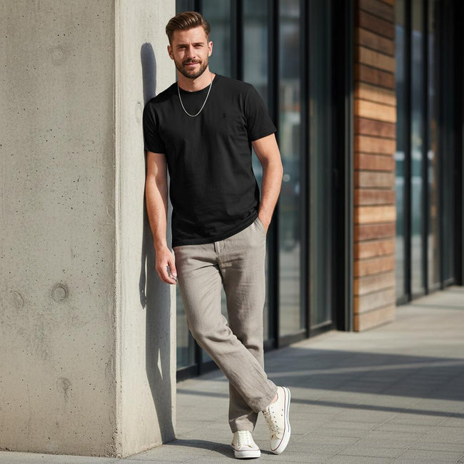 CORE Embroidered Tee | Above Average Clothing | organic cotton apparel