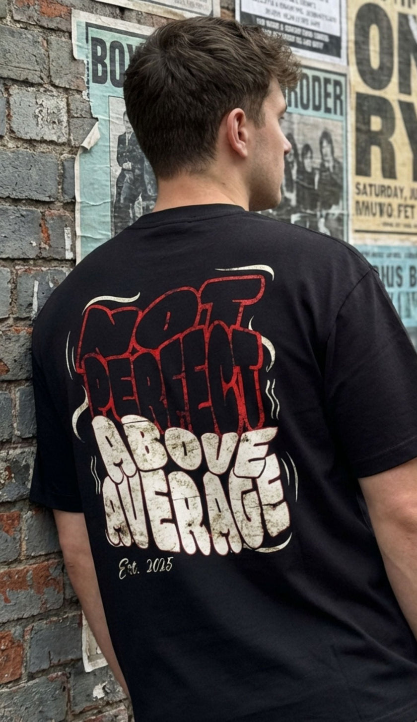 CORE Heavyweight Oversized Graphic Tee – Not Perfect. Above Average. | Above Average Clothing | organic cotton apparel