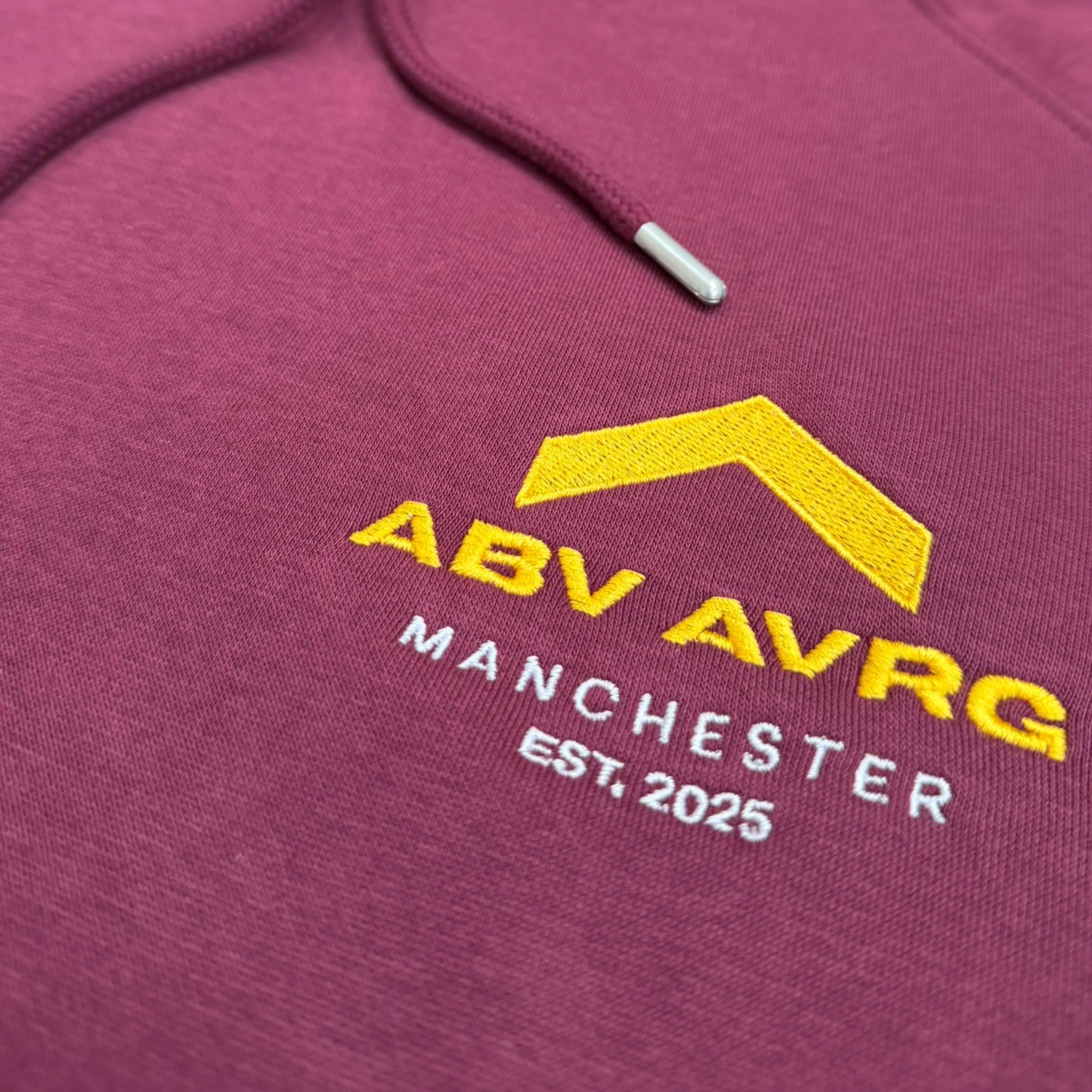CORE – Made in Manchester Premium Embroidered Hoodie | Above Average Clothing | organic cotton apparel