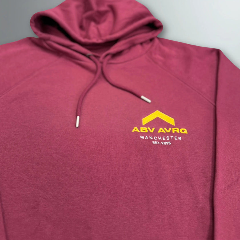 CORE – Made in Manchester Premium Embroidered Hoodie | Above Average Clothing | organic cotton apparel