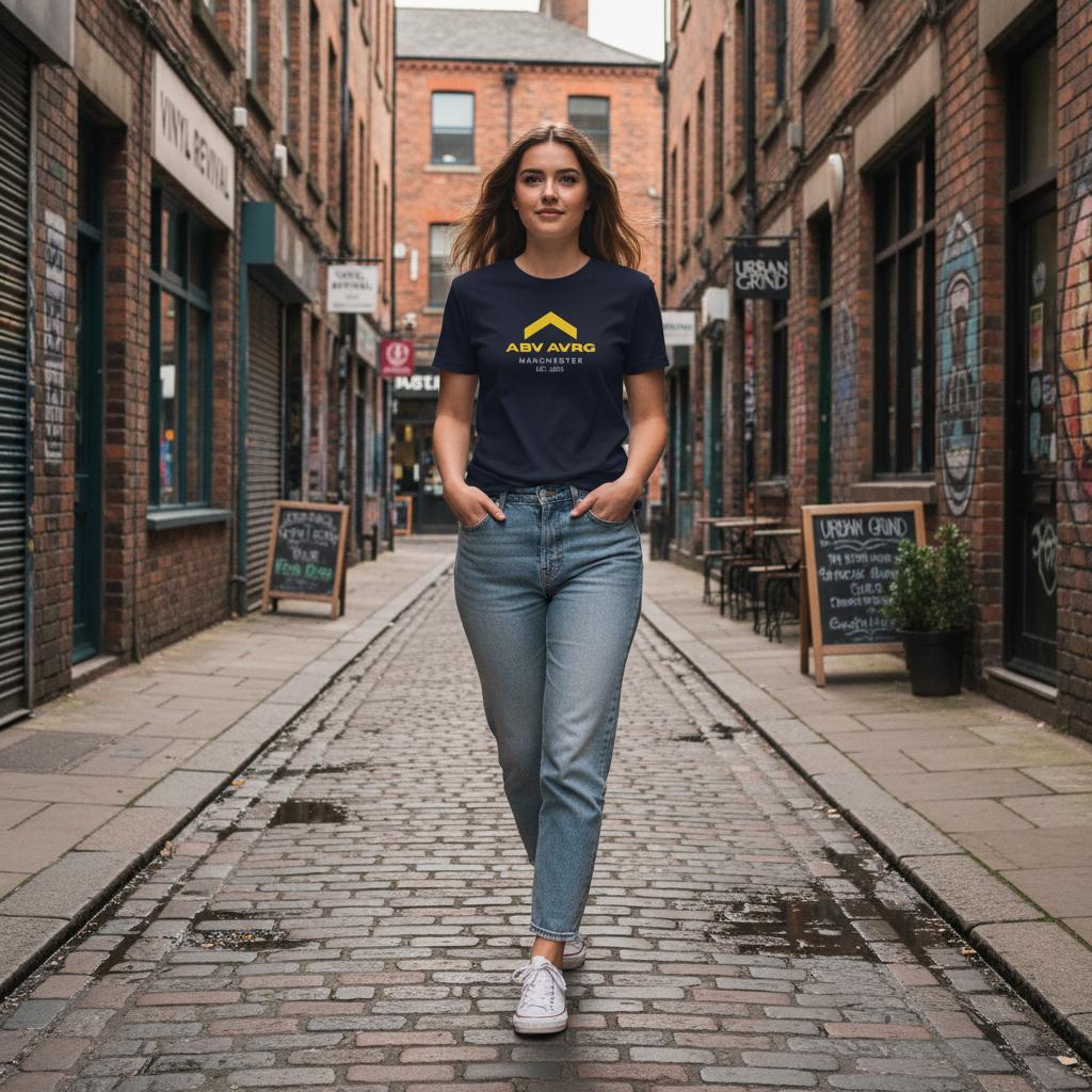 CORE Manchester – EST. 2025 Tee | Above Average Clothing | organic cotton apparel