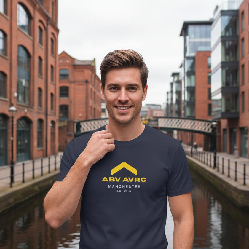 CORE Manchester – EST. 2025 Tee | Above Average Clothing | organic cotton apparel