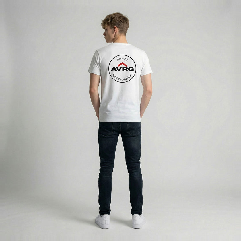 CORE 'no ego just evolution' Printed Tee | Above Average Clothing | organic cotton apparel