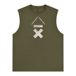 DRMMR Ascent Logo 'Ice Fabric' Sleeveless Tee | Above Average Clothing | organic cotton apparel