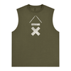 DRMMR Ascent Logo 'Ice Fabric' Sleeveless Tee | Above Average Clothing | organic cotton apparel