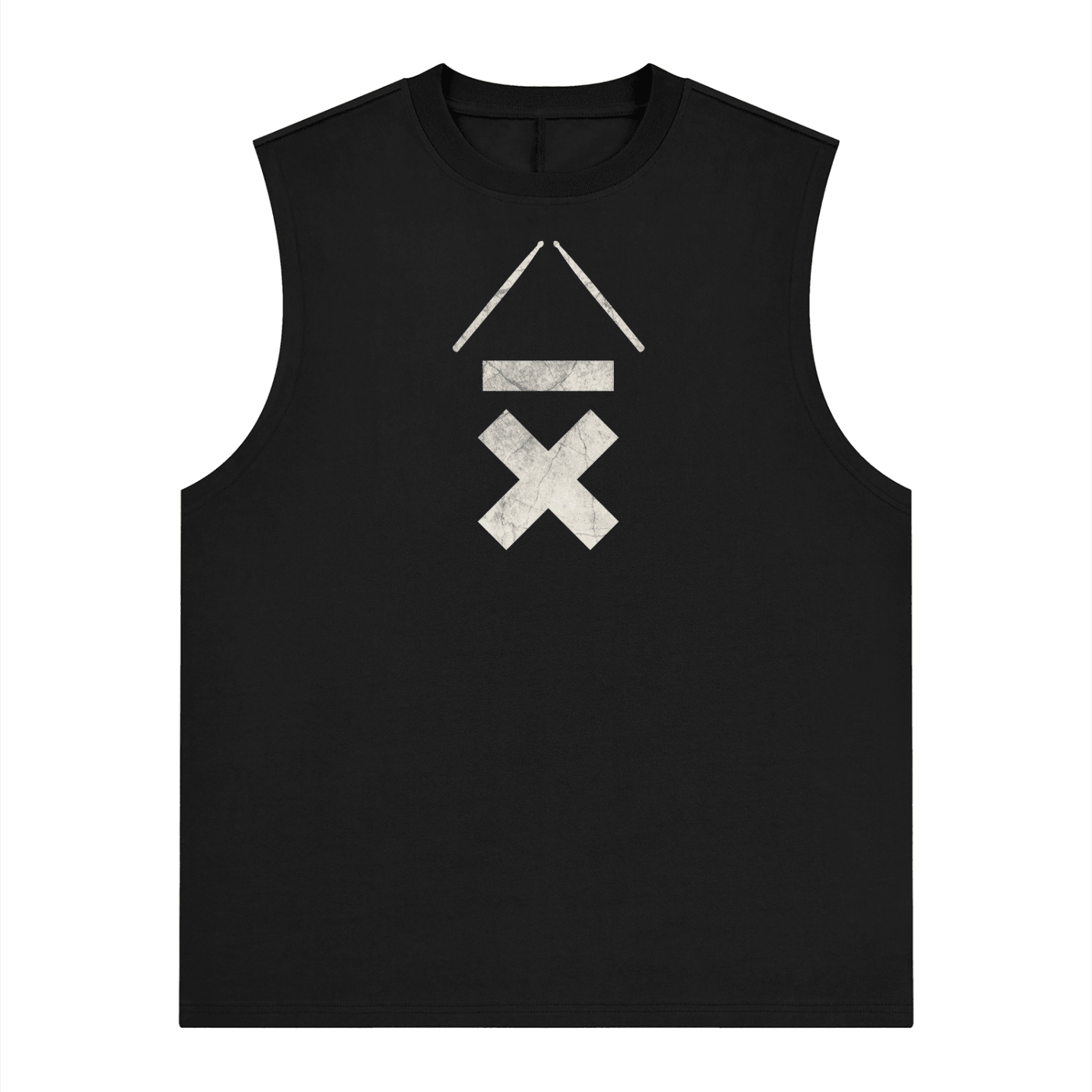 DRMMR Ascent Logo 'Ice Fabric' Sleeveless Tee | Above Average Clothing | organic cotton apparel