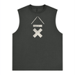 DRMMR Ascent Logo 'Ice Fabric' Sleeveless Tee | Above Average Clothing | organic cotton apparel
