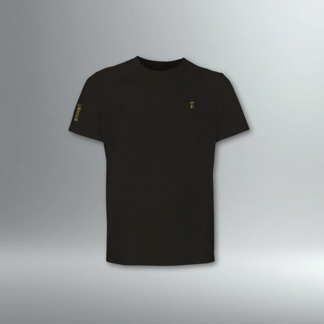 DRMMR Embroidered Identity Tee | Above Average Clothing | organic cotton apparel