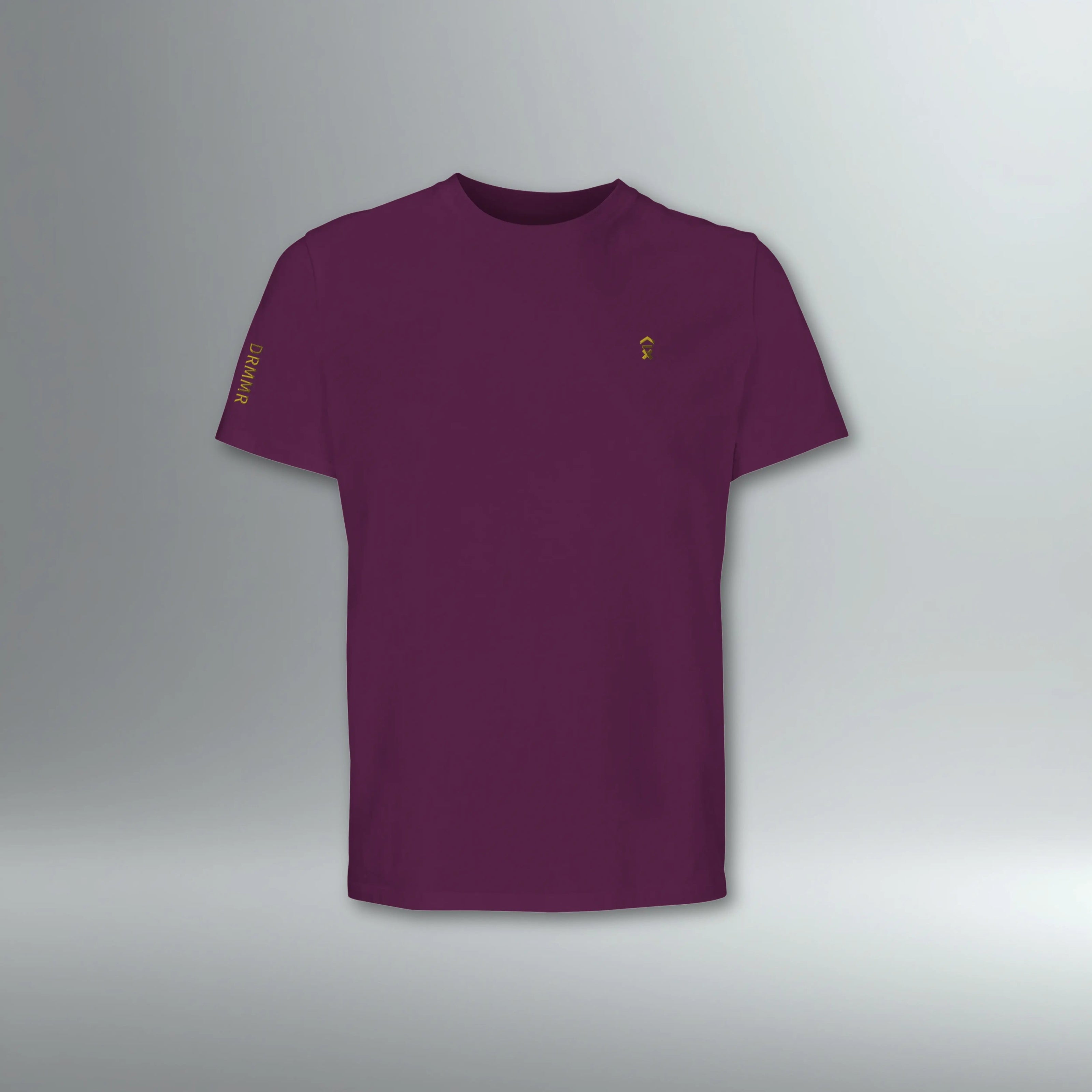 DRMMR Embroidered Identity Tee | Above Average Clothing | organic cotton apparel