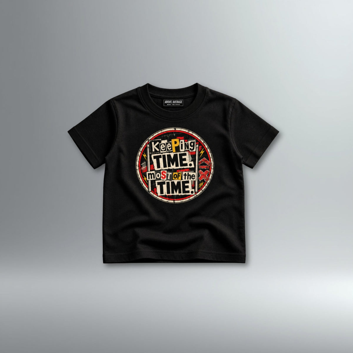 DRMMR Keeping Time Graphic Kid's Tee | Above Average Clothing | organic cotton apparel