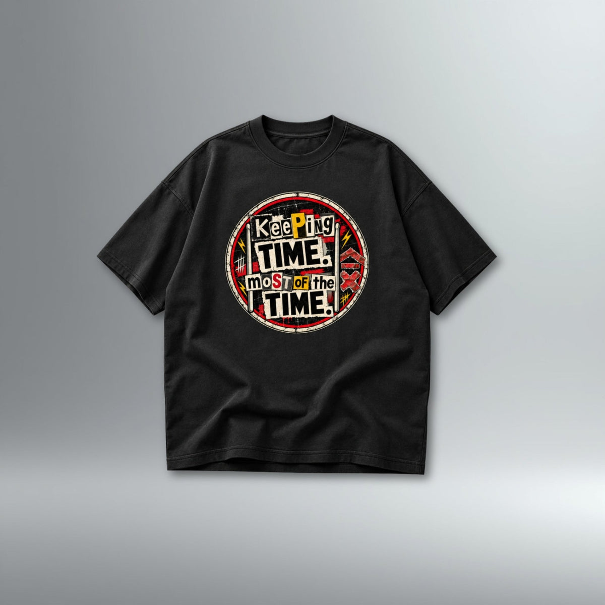 DRMMR Keeping Time Graphic Tee | Above Average Clothing | organic cotton apparel