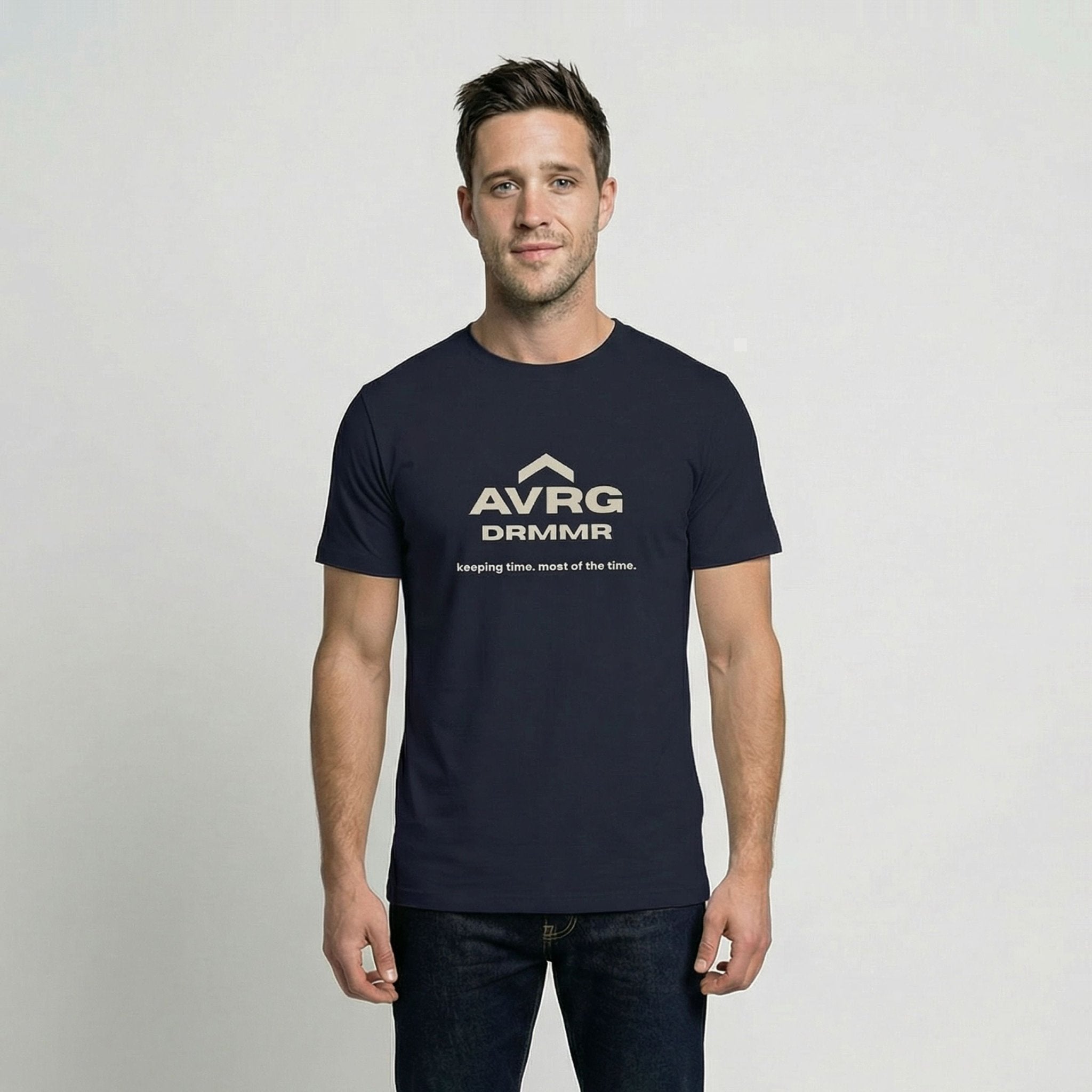 DRMMR 'keeping time' Tee | Above Average Clothing | organic cotton apparel