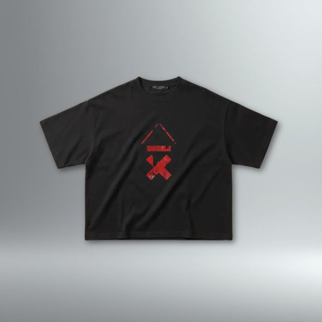 DRMMR Logo Session Performance Boxy Tee | Above Average Clothing | organic cotton apparel