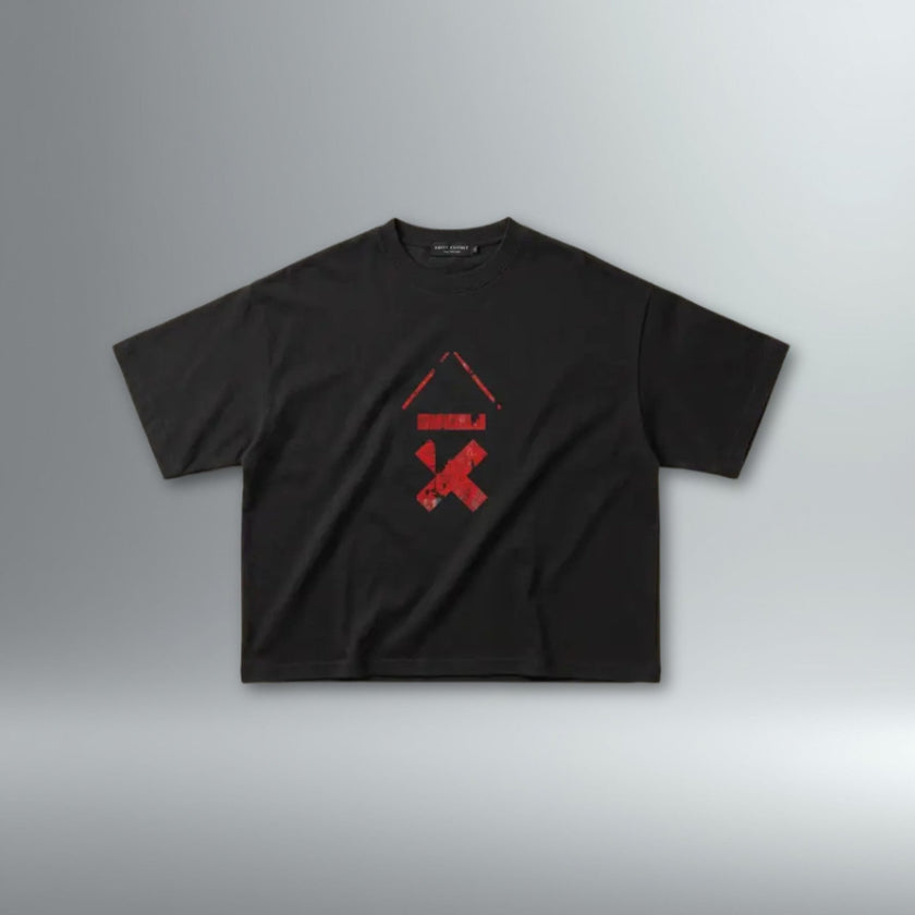 DRMMR Logo Session Performance Boxy Tee | Above Average Clothing | organic cotton apparel