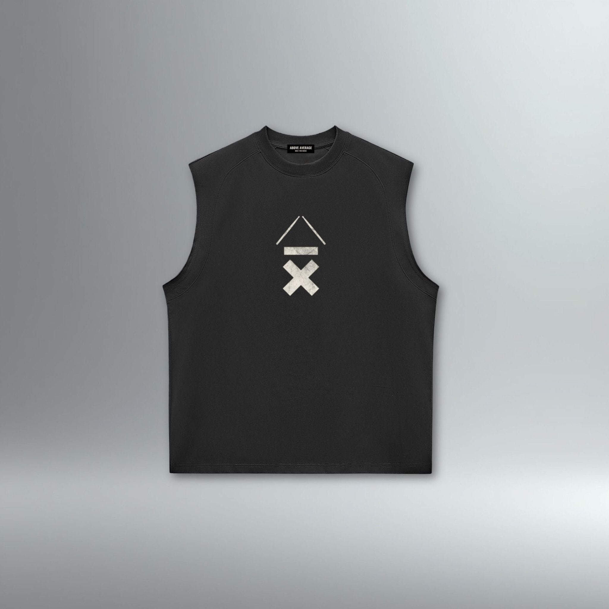 DRMMR Logo Session Performance Sleeveless Tee | Above Average Clothing | organic cotton apparel