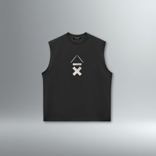 DRMMR Logo Session Performance Sleeveless Tee | Above Average Clothing | organic cotton apparel
