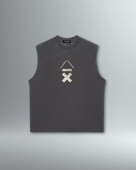 DRMMR Logo Session Performance Sleeveless Tee | Above Average Clothing | organic cotton apparel