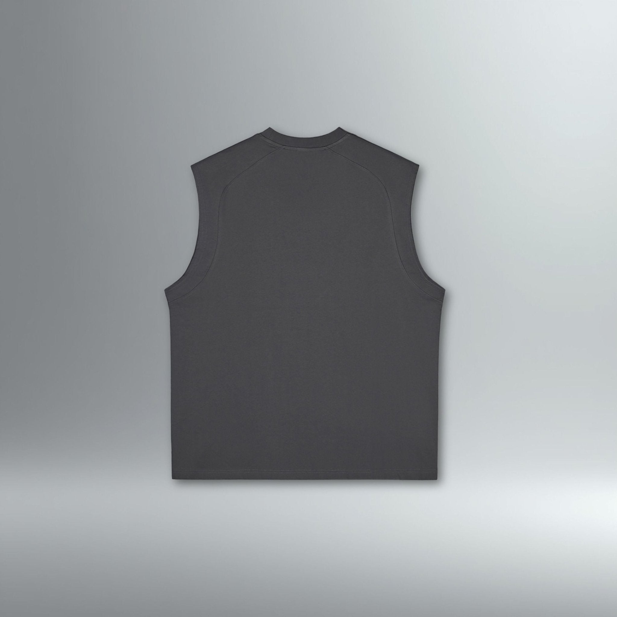 DRMMR Logo Session Performance Sleeveless Tee | Above Average Clothing | organic cotton apparel
