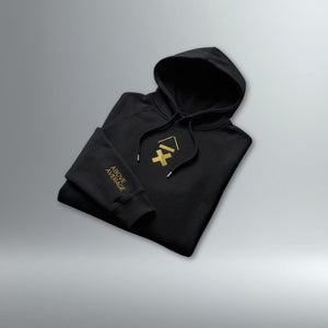 DRMMR Premium Embroidered Hoodie | Above Average Clothing | organic cotton apparel