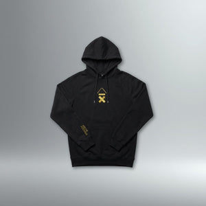 DRMMR Premium Embroidered Hoodie | Above Average Clothing | organic cotton apparel